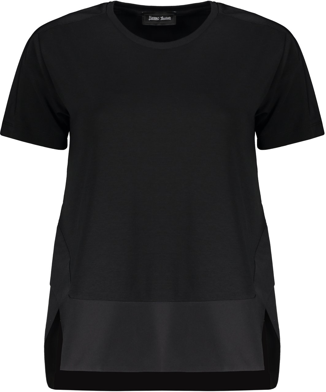 Herno Cotton T-shirt Zwart