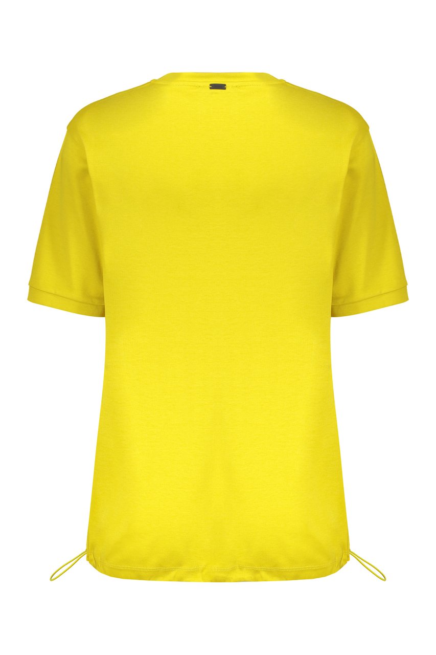 Herno Cotton T-shirt Geel
