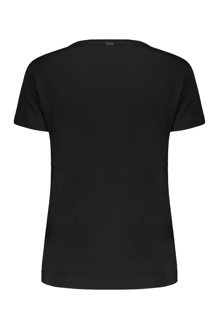 Herno Cotton T-shirt Zwart