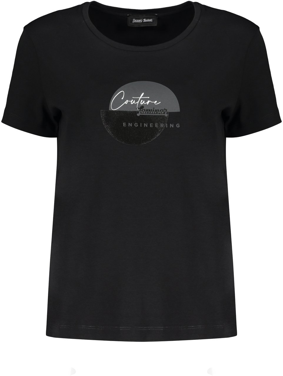 Herno Cotton T-shirt Zwart