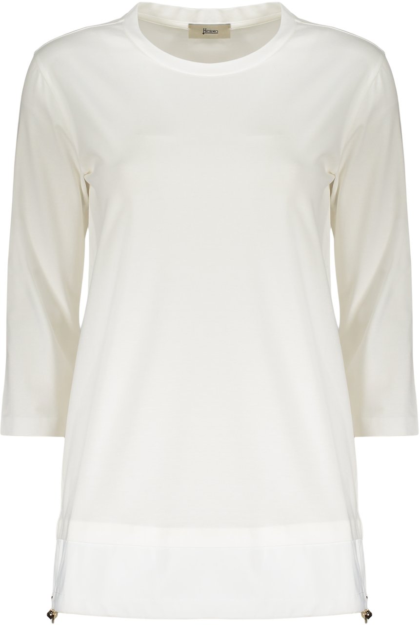 Herno Long sleeve top Wit
