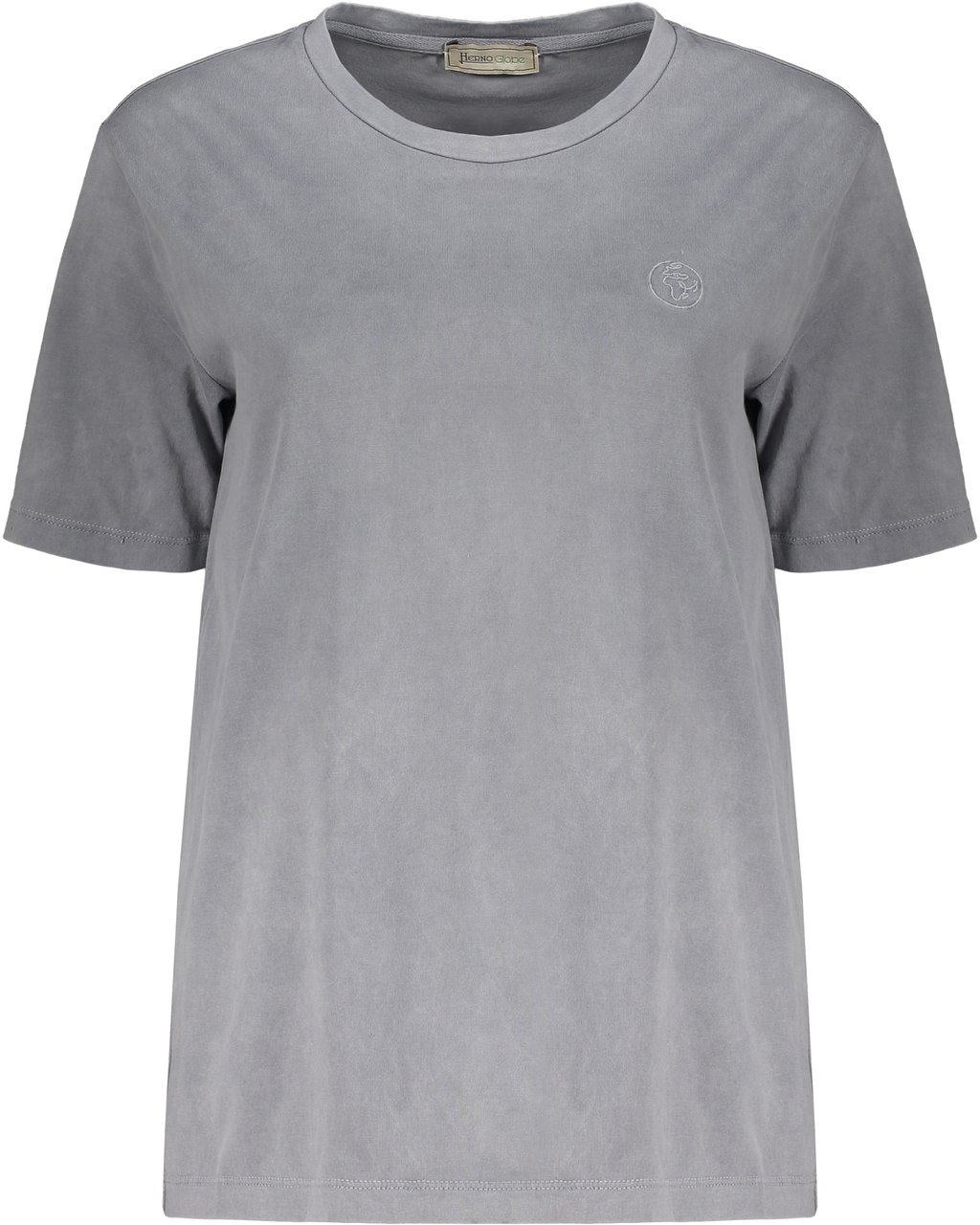 Herno Cotton crew-neck T-shirt Grijs