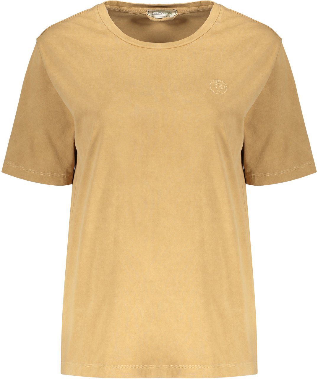 Herno Cotton crew-neck T-shirt Beige