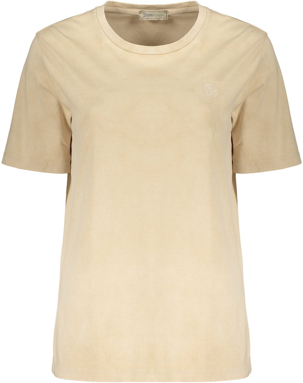 Herno Cotton crew-neck T-shirt Bruin