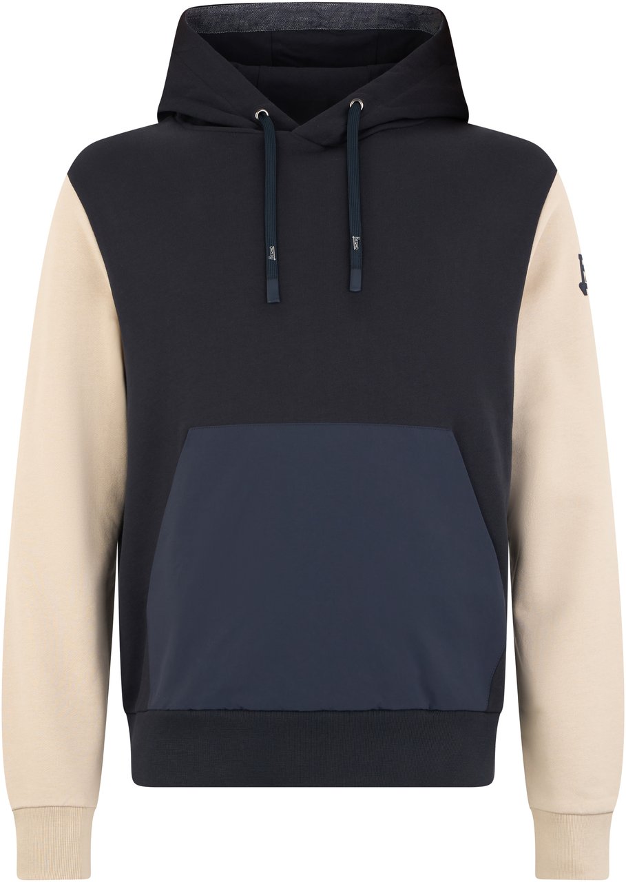 Herno Hoodie in cotton Blauw