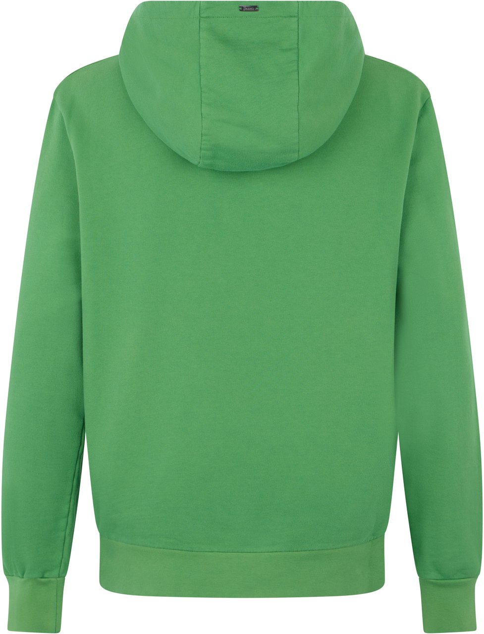 Herno Bright green sweatshirt with hood Groen