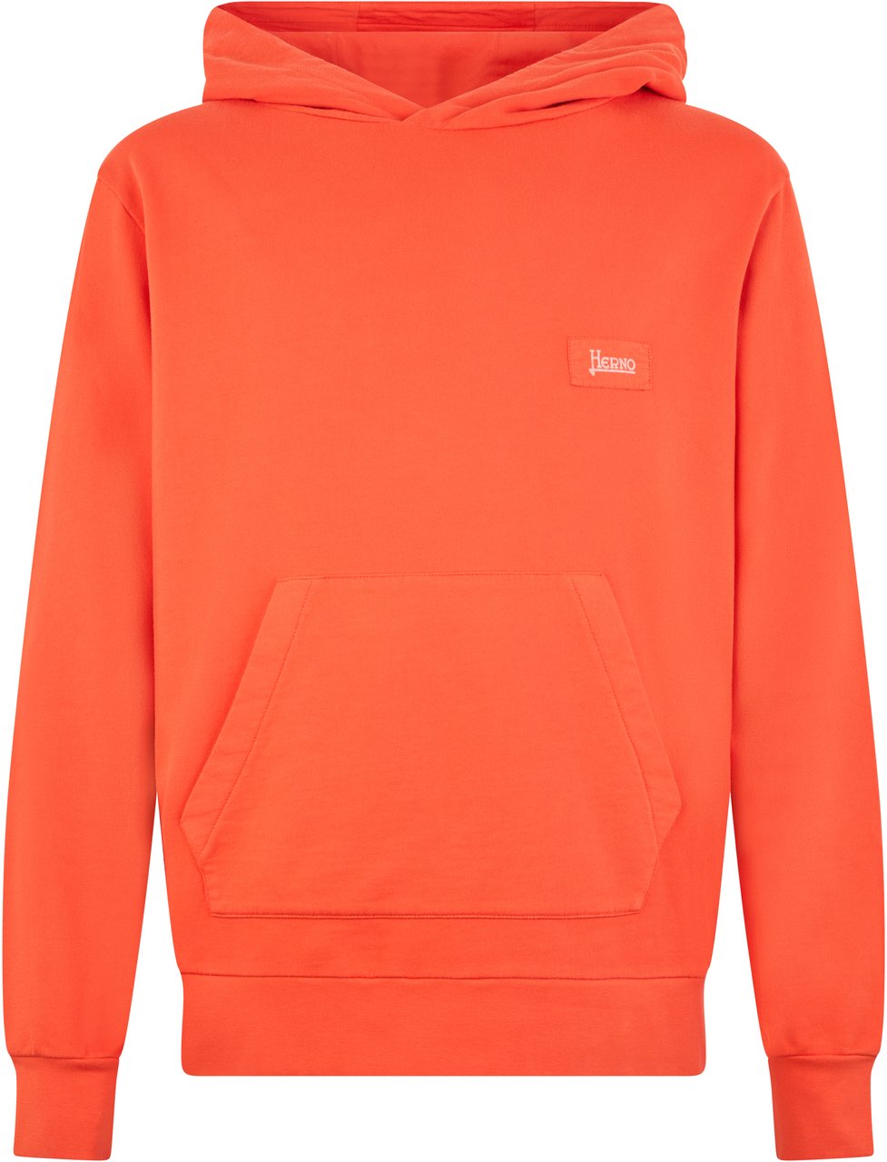 Herno Orange hoodie Oranje