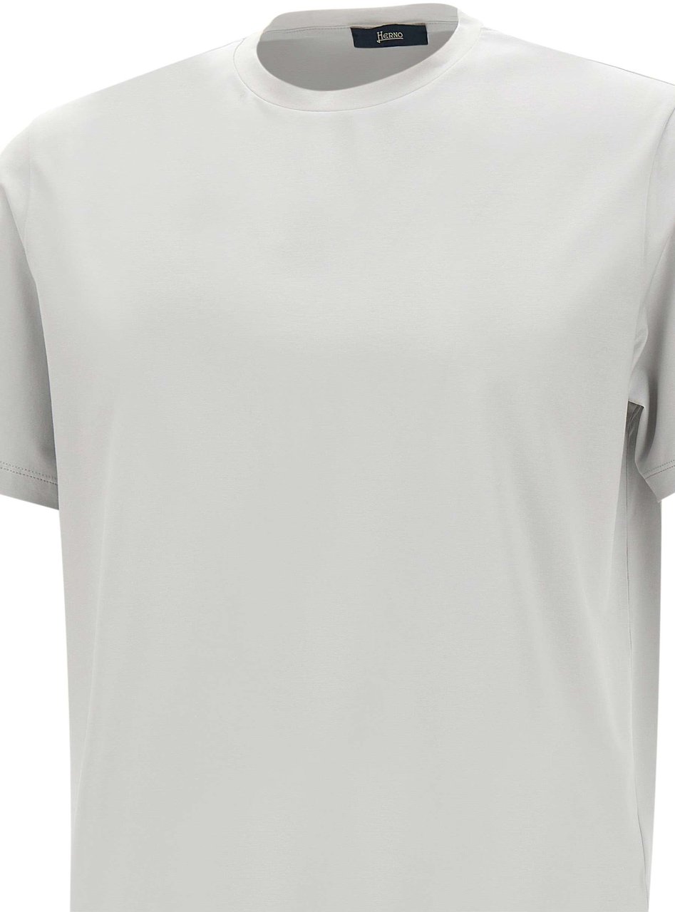 Herno T-Shirts And Polos Grey Lichtgrijs