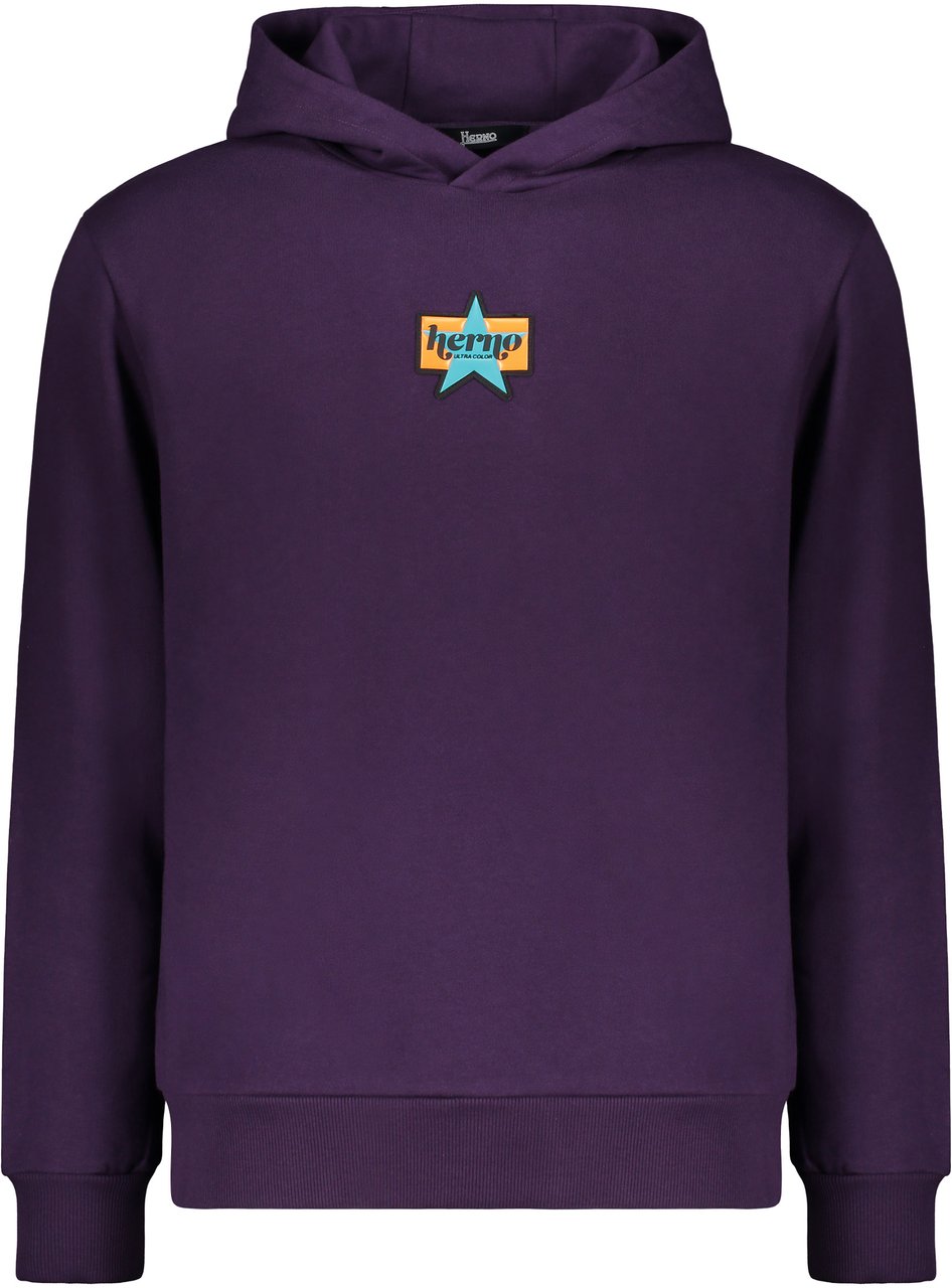 Herno Hooded sweatshirt Paars