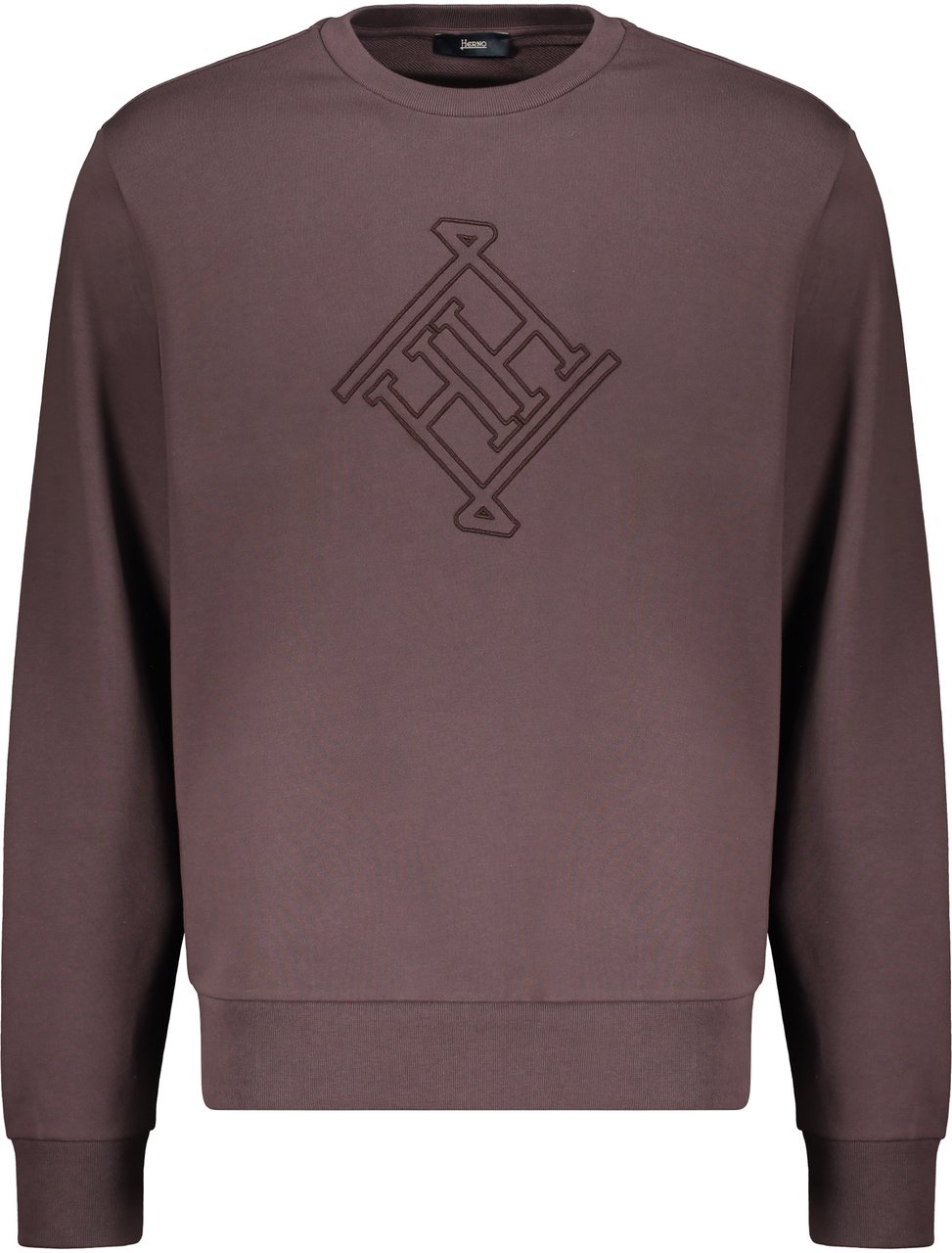 Herno Cotton crew-neck sweatshirt Bruin