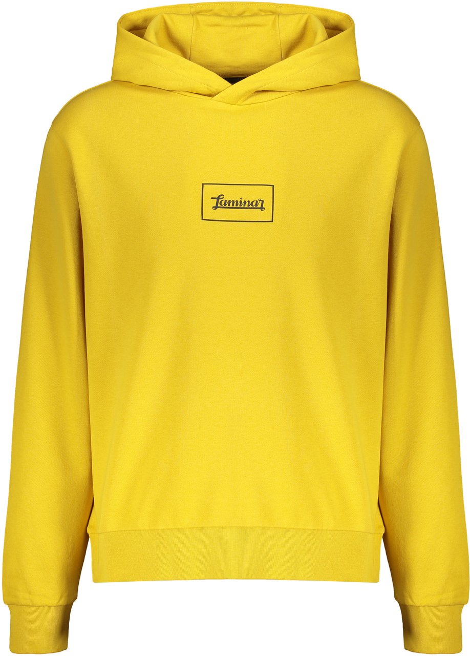 Herno Cotton hoodie Geel