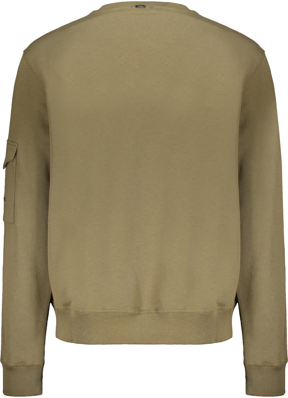 Herno Olive versatile sweater with long sleeves Groen