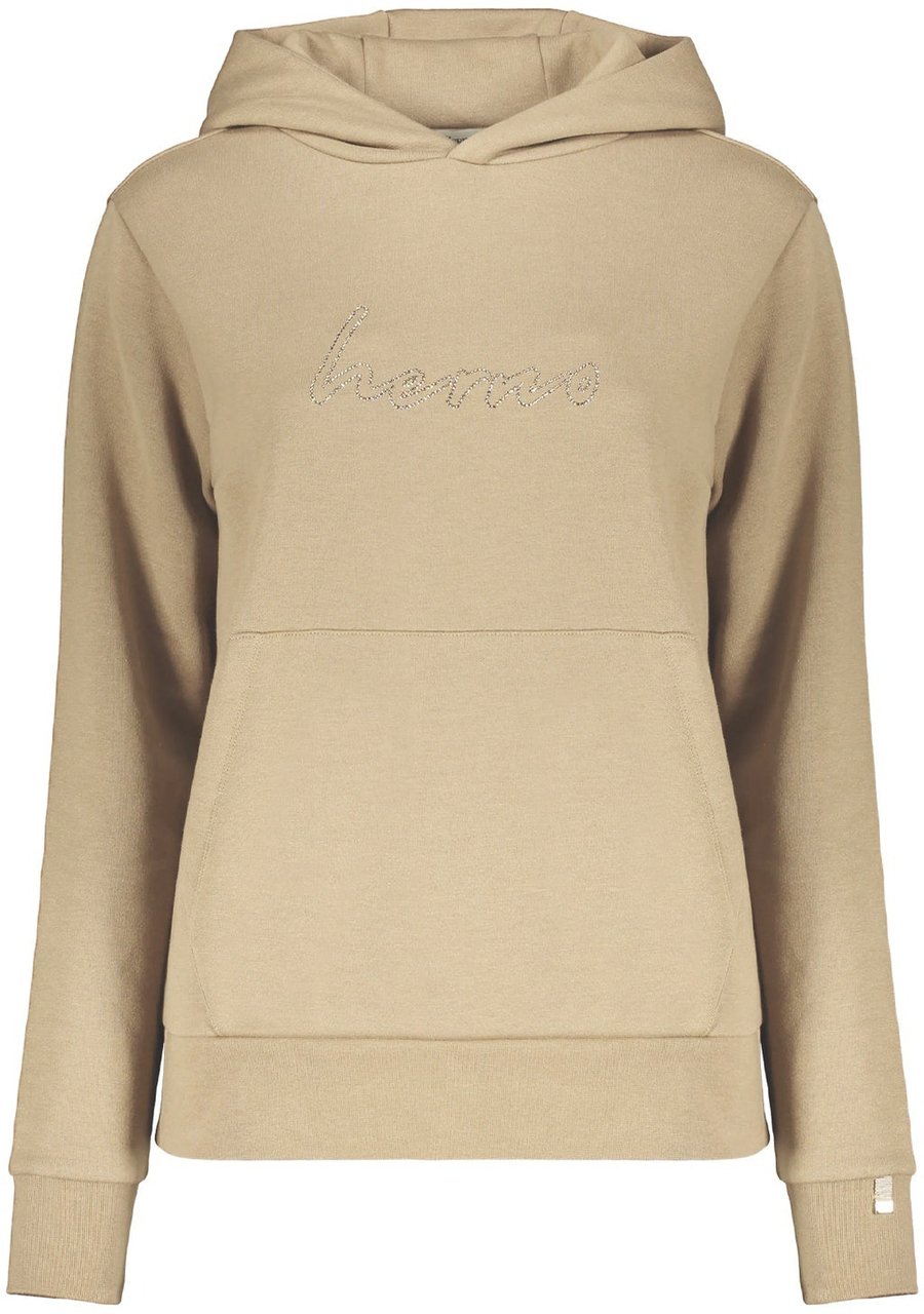 Herno Herno logo-detail hoodie Beige