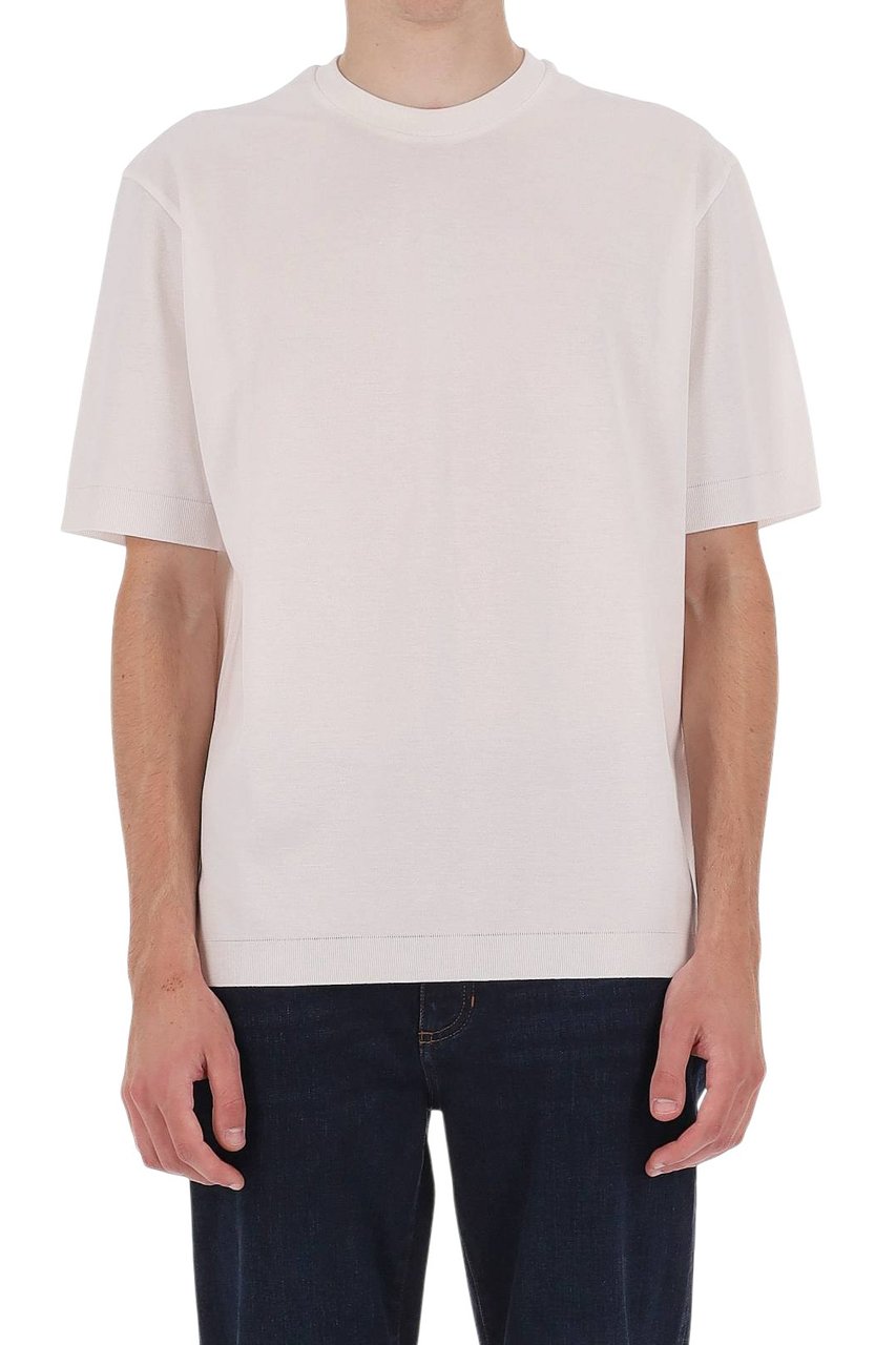 Herno Cotton Jersey T-Shirt Wit