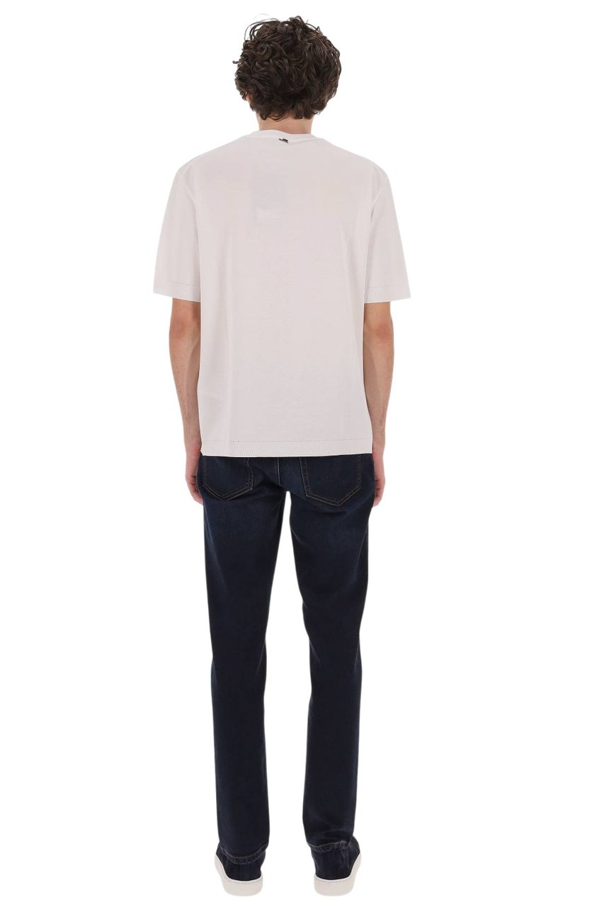 Herno Cotton Jersey T-Shirt Wit