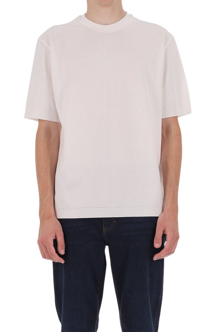 Herno Cotton Jersey T-Shirt Wit