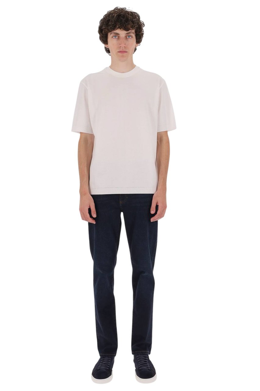 Herno Cotton Jersey T-Shirt Wit