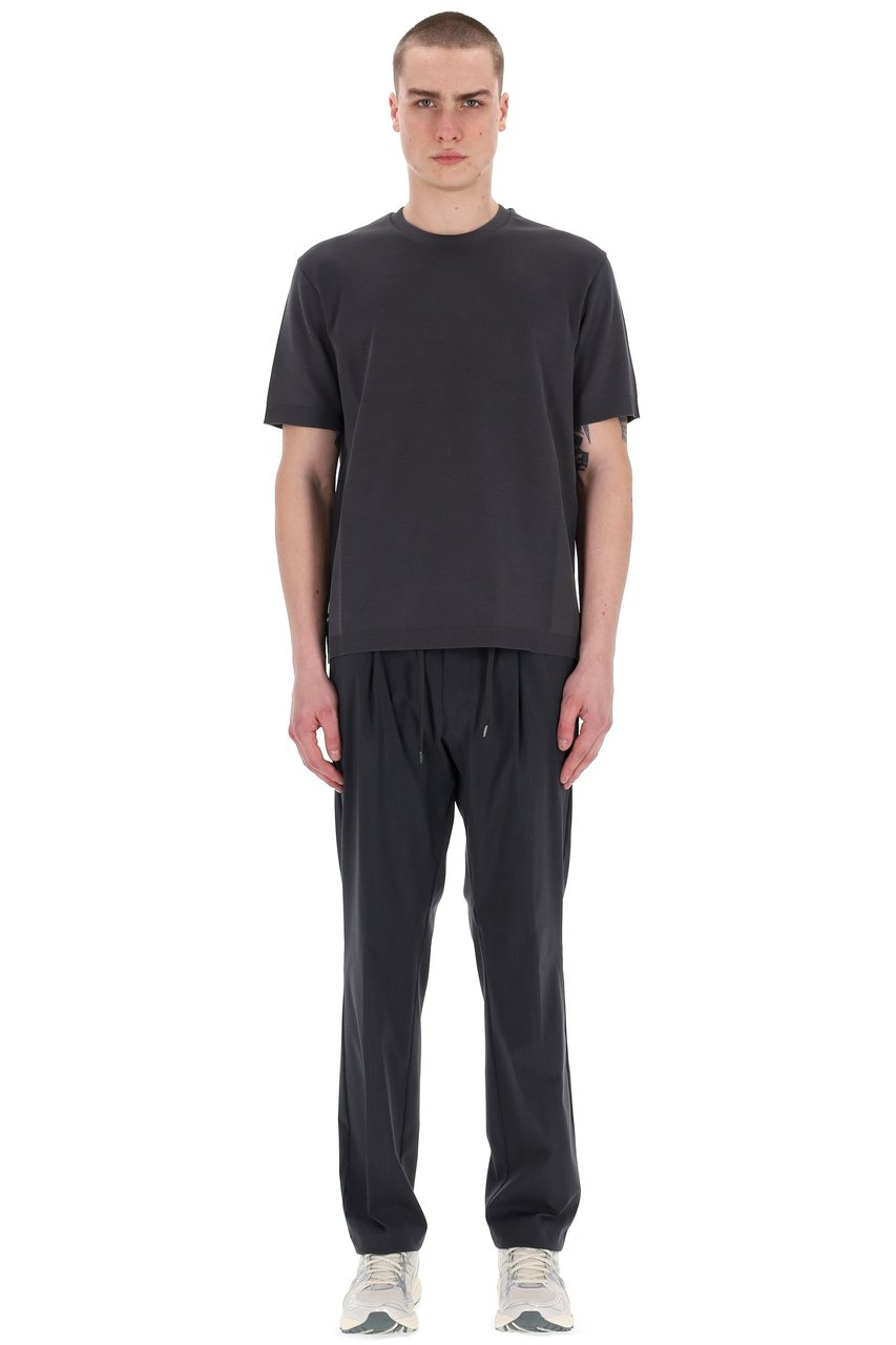 Herno Comfort Cotton T-Shirt Zwart