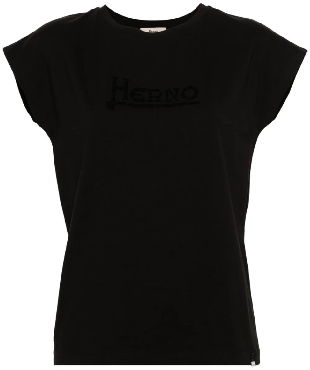 Herno t-shirt black Zwart