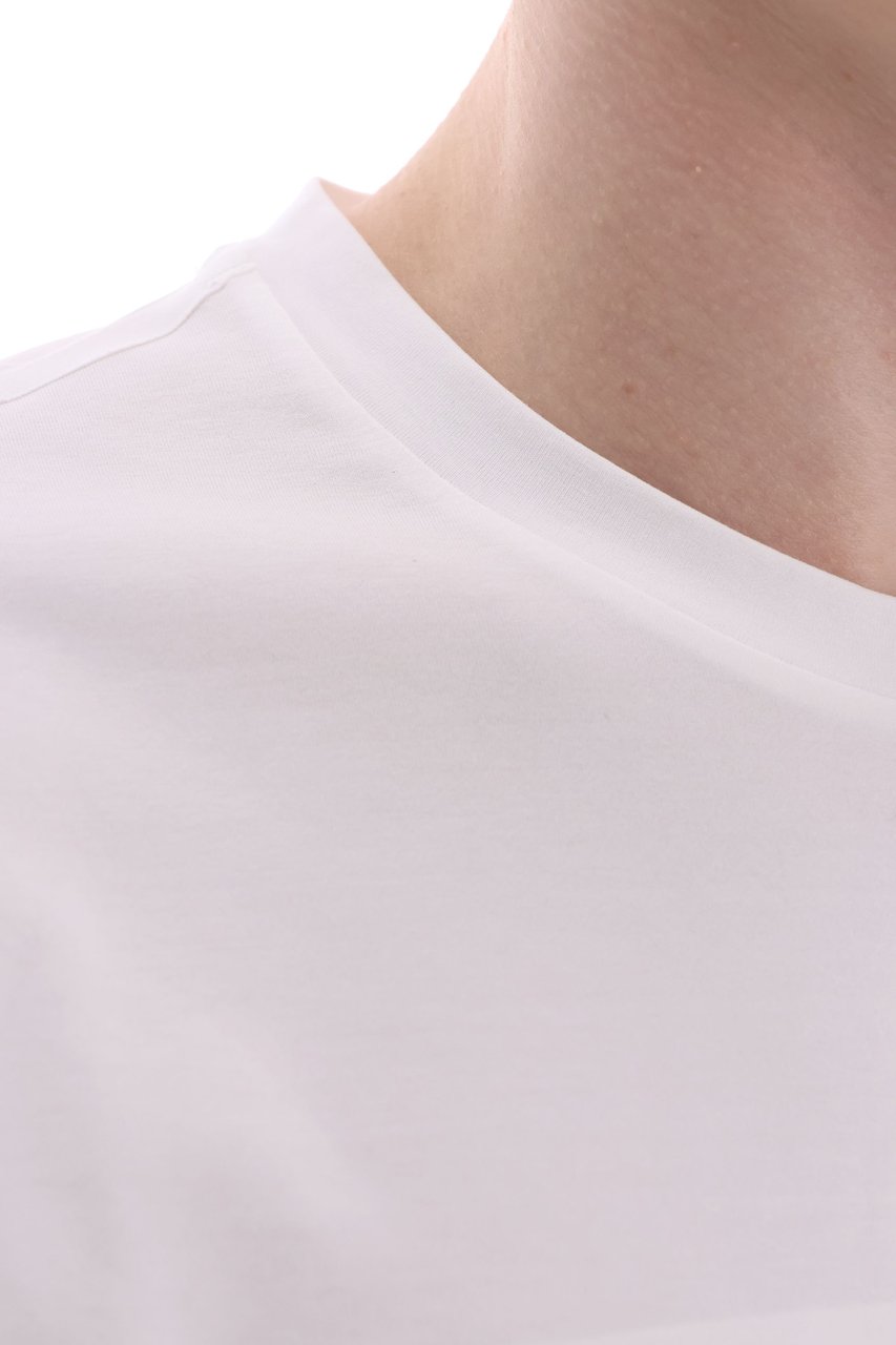 Herno Cotton T-Shirt with Thermo Taping Wit