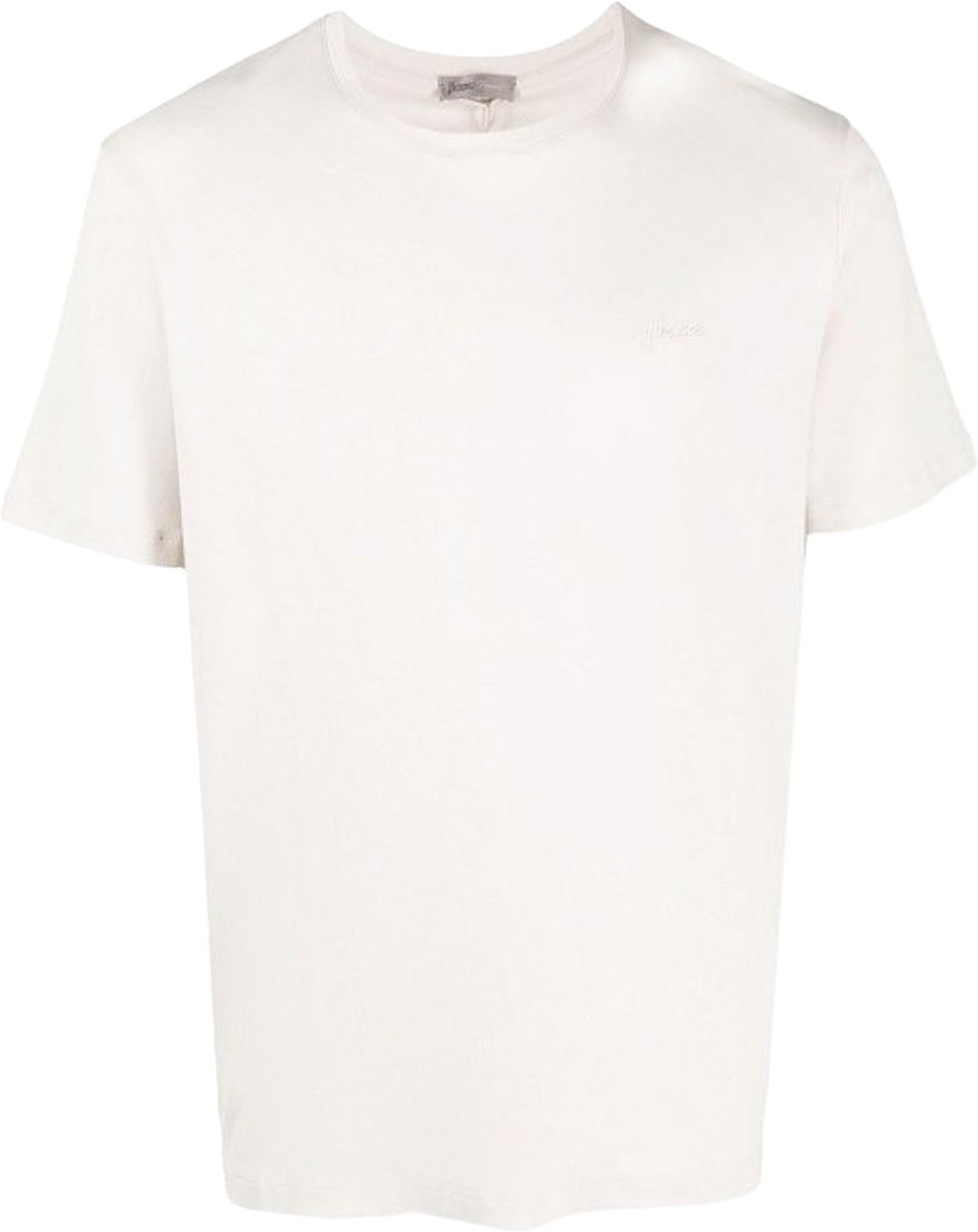 HERNO Cotton T-shirt Beige