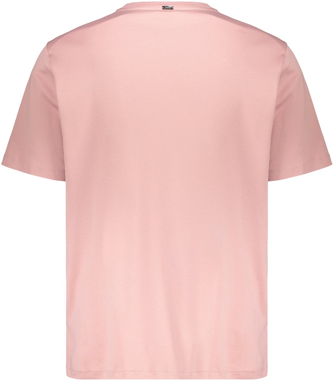 Herno Pink T-shirt with short sleeves, casual style Roze