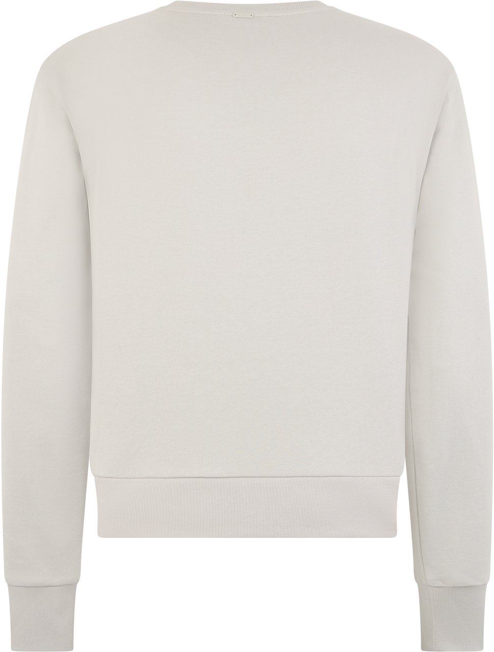 Herno White minimal sweatshirt with functional pocket Neutraal