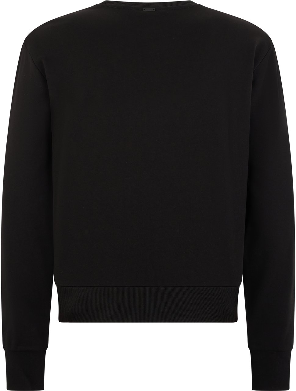 Herno Black hoodie with pockets, versatile and minimal Zwart