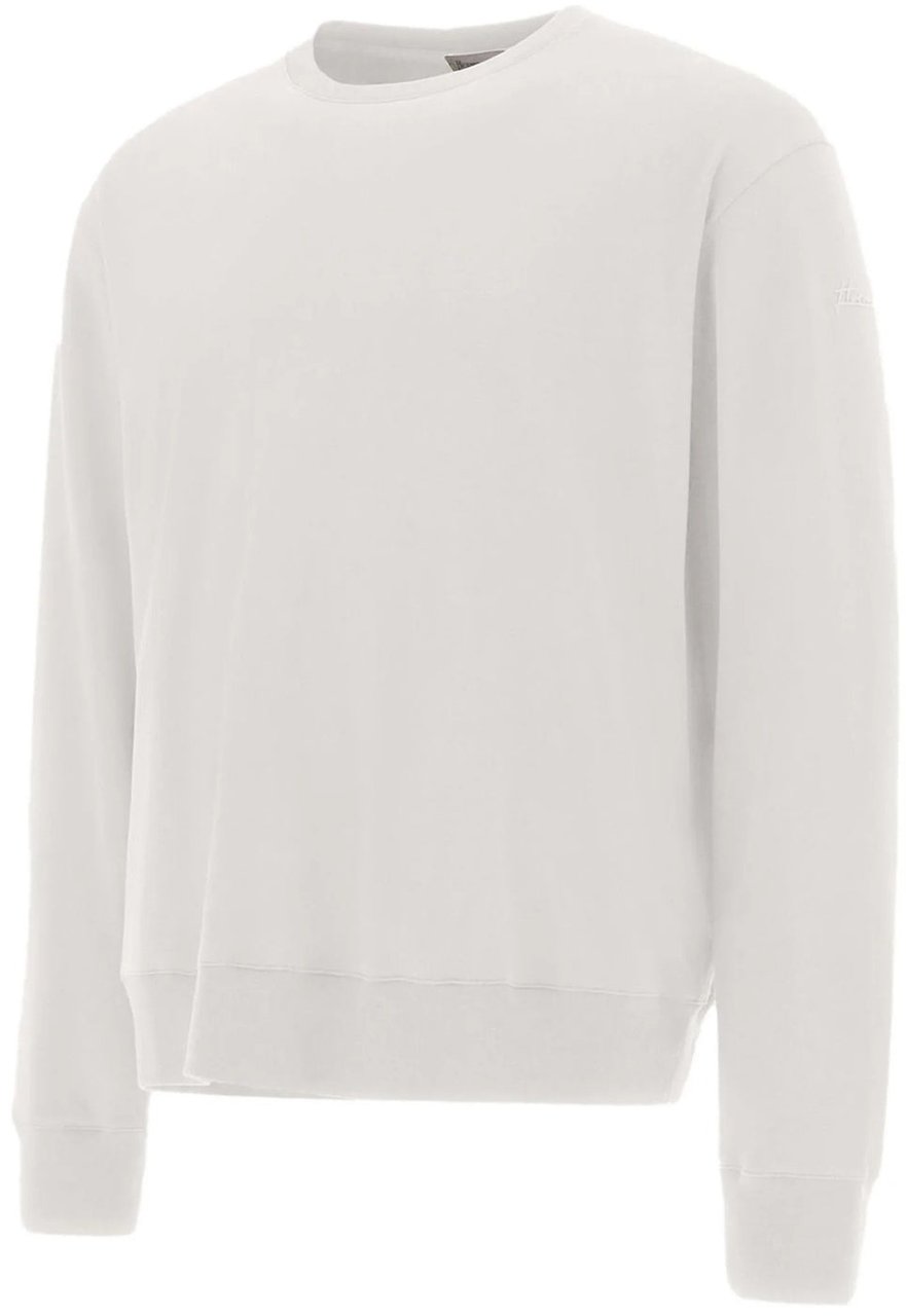 Herno Cotton Crew Neck Sweatshirt Beige