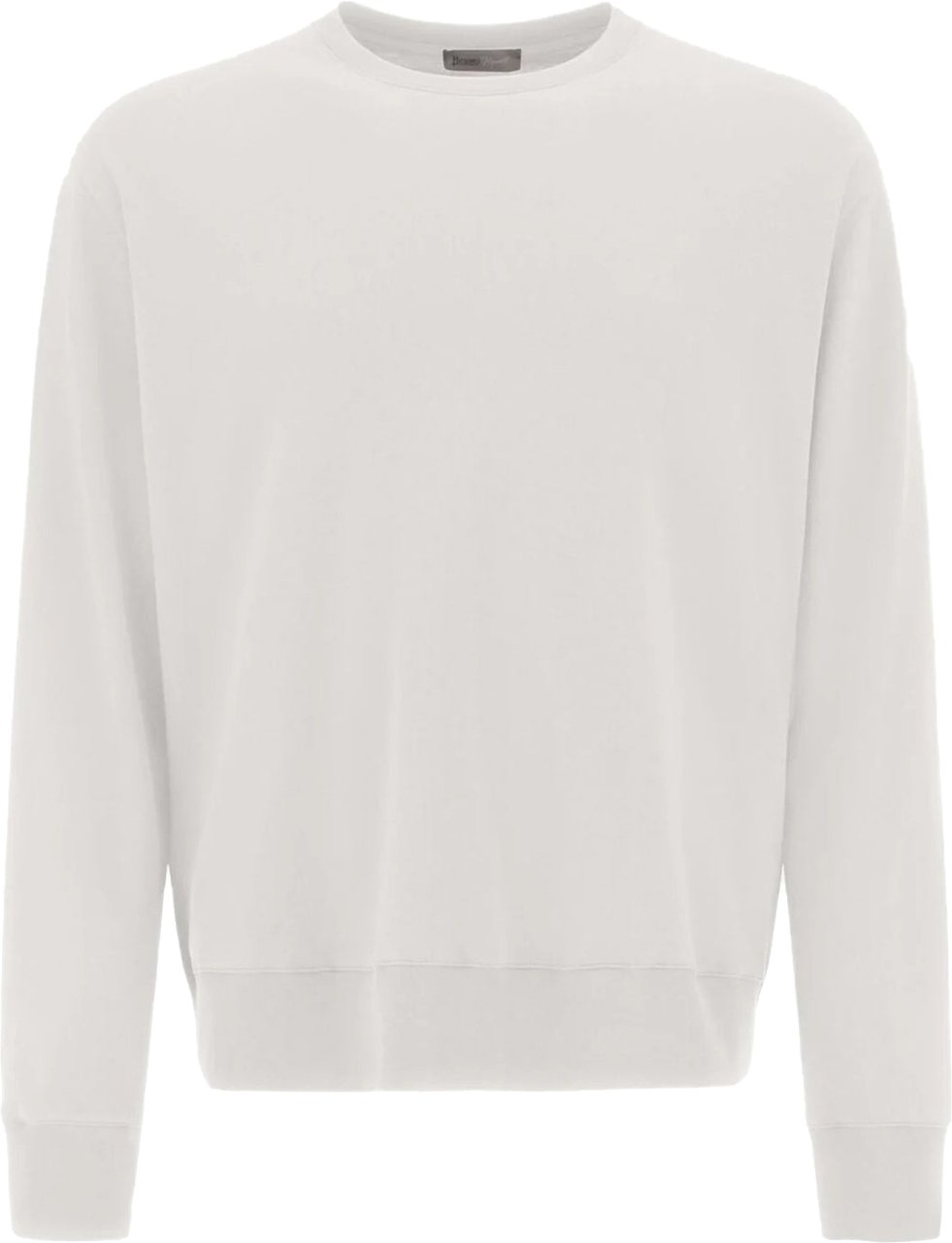Herno Cotton Crew Neck Sweatshirt Beige