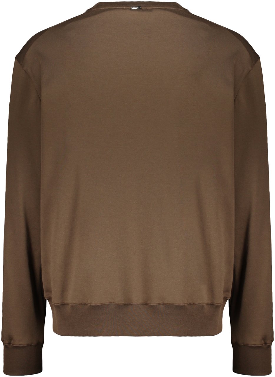 Herno Shirt with round neckline Groen