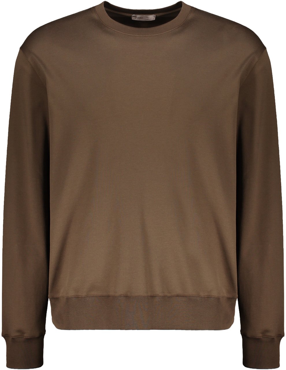 Herno Shirt with round neckline Groen