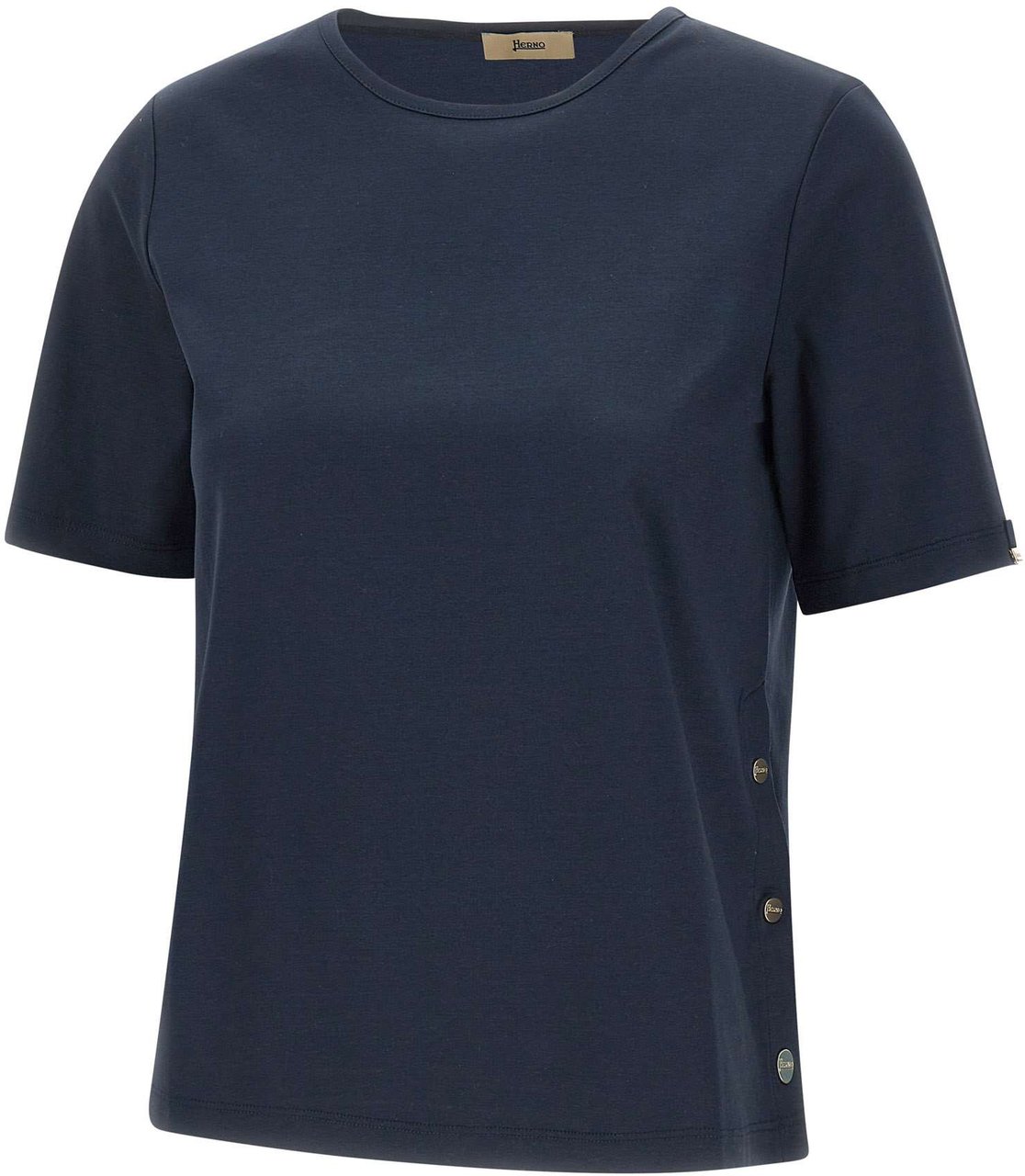 Herno T-Shirts And Polos Blue Navy