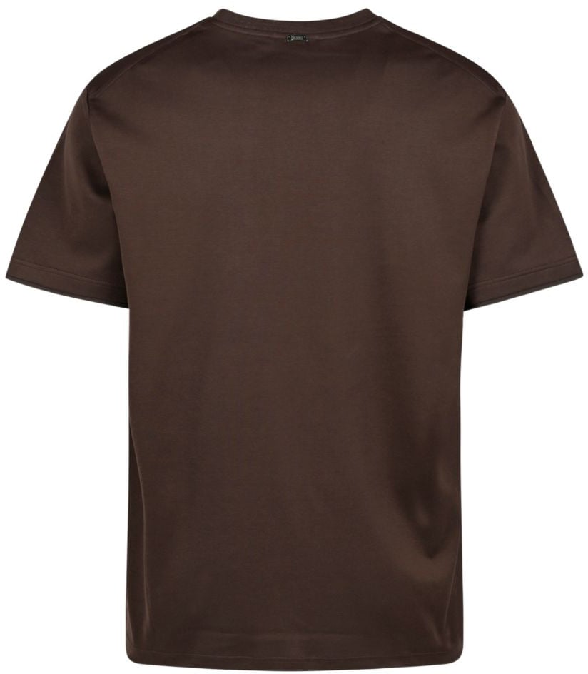 Herno T-Shirts And Polos Marrone Scuro Wit