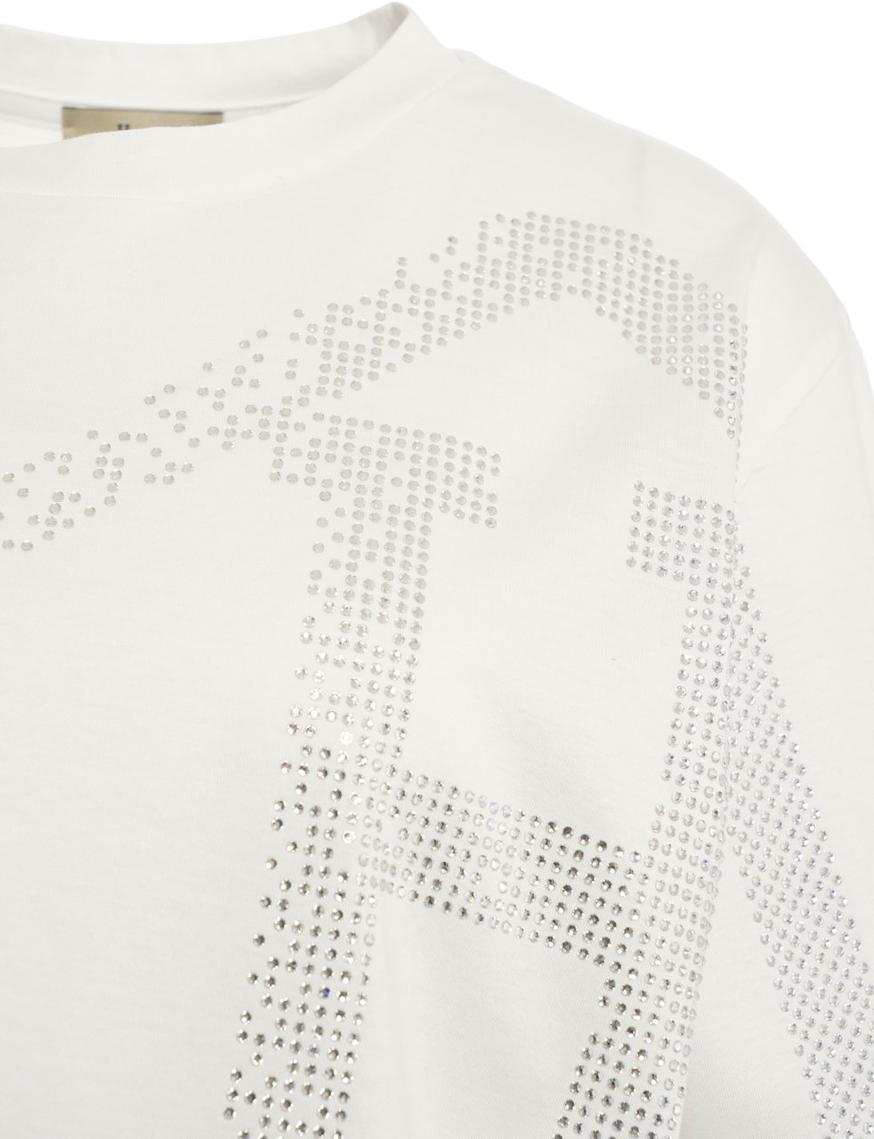 Herno T-shirt with rhinestones Wit