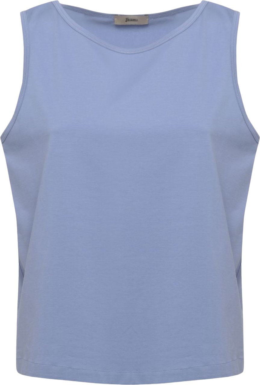 Herno Top Azzuro Grigiato Lichtblauw