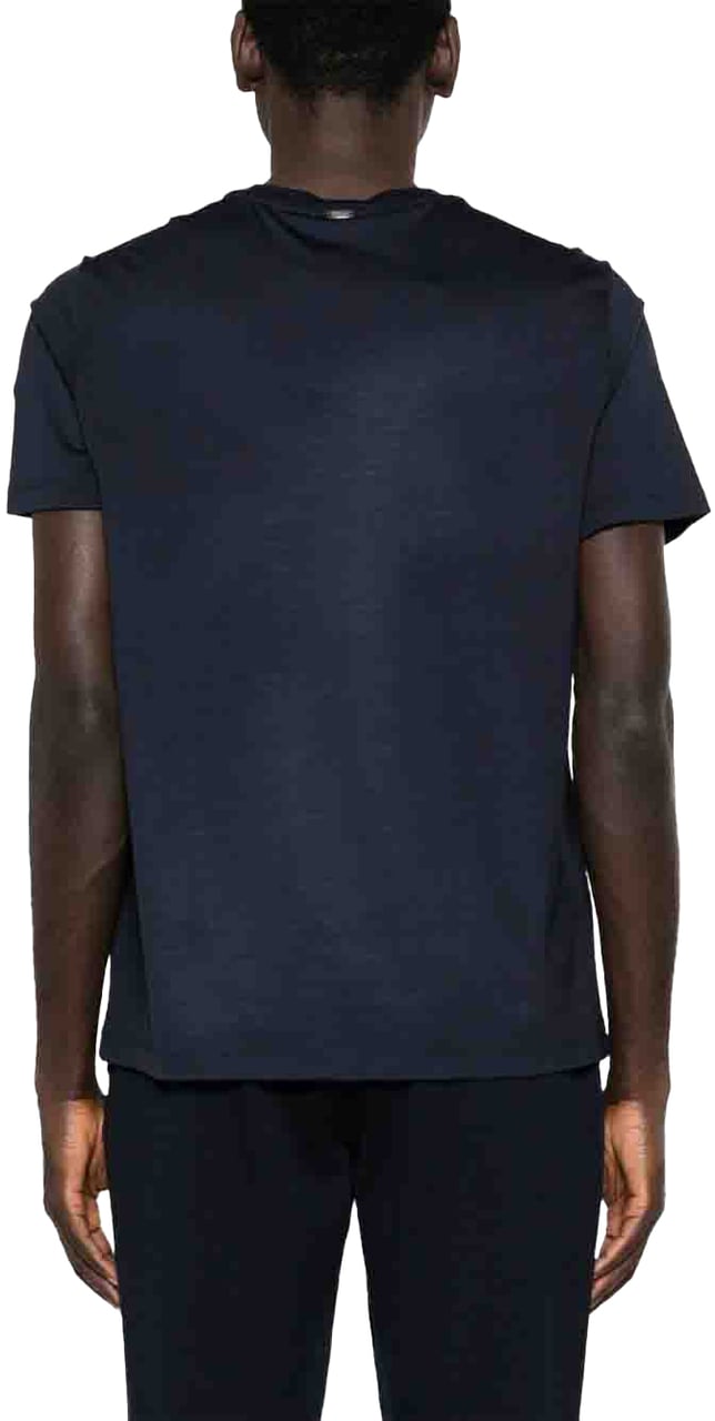 Herno T-Shirts And Polos Blue Blauw