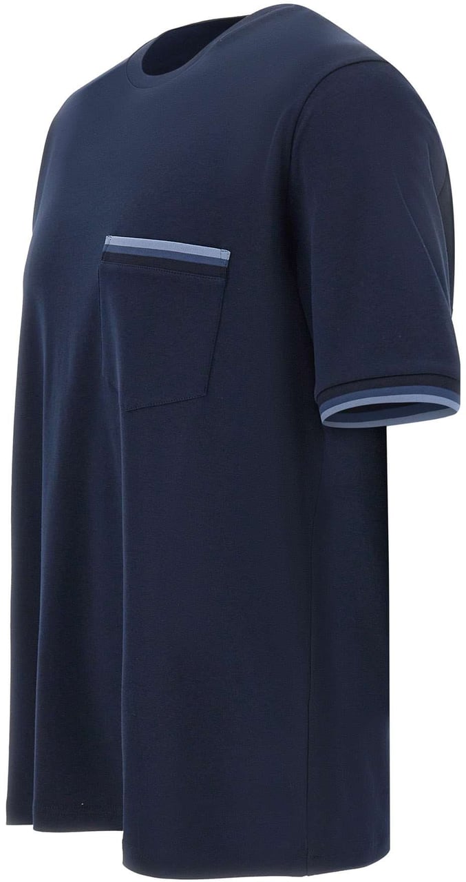 Herno T-Shirts And Polos Blue Blauw