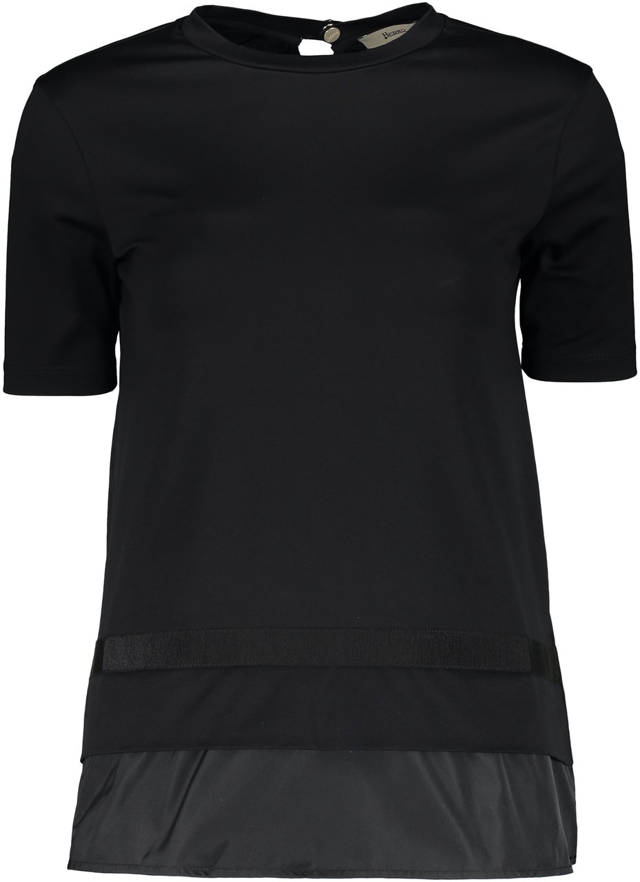 Herno Cotton T-shirt Zwart