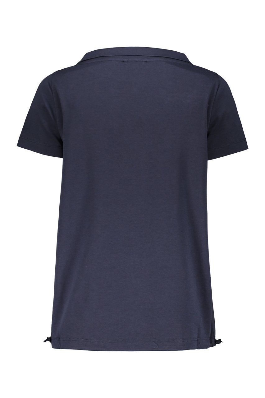 Herno Cotton T-shirt Blauw