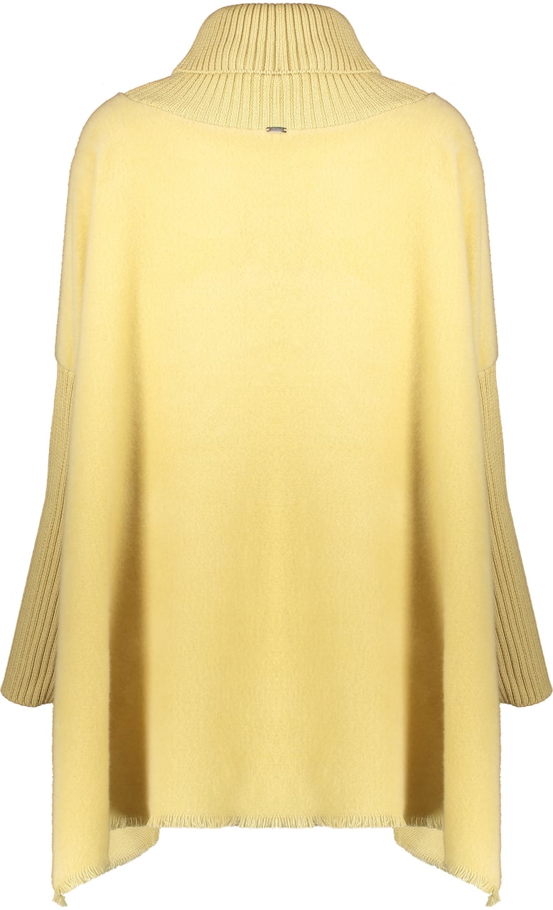 Herno Long sleeve shirt with high collar Geel