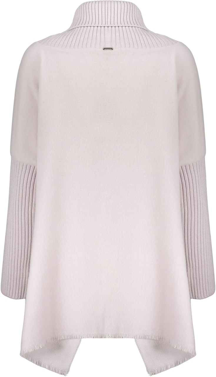 Herno Long sleeve shirt with high collar Roze