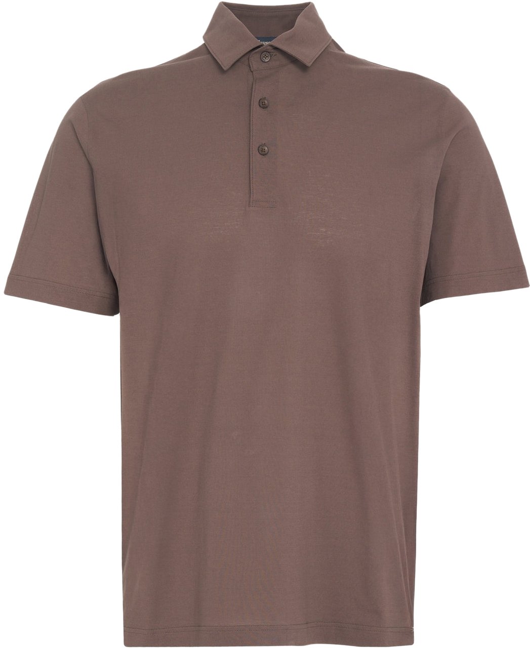 Herno Cotton polo shirt Bruin