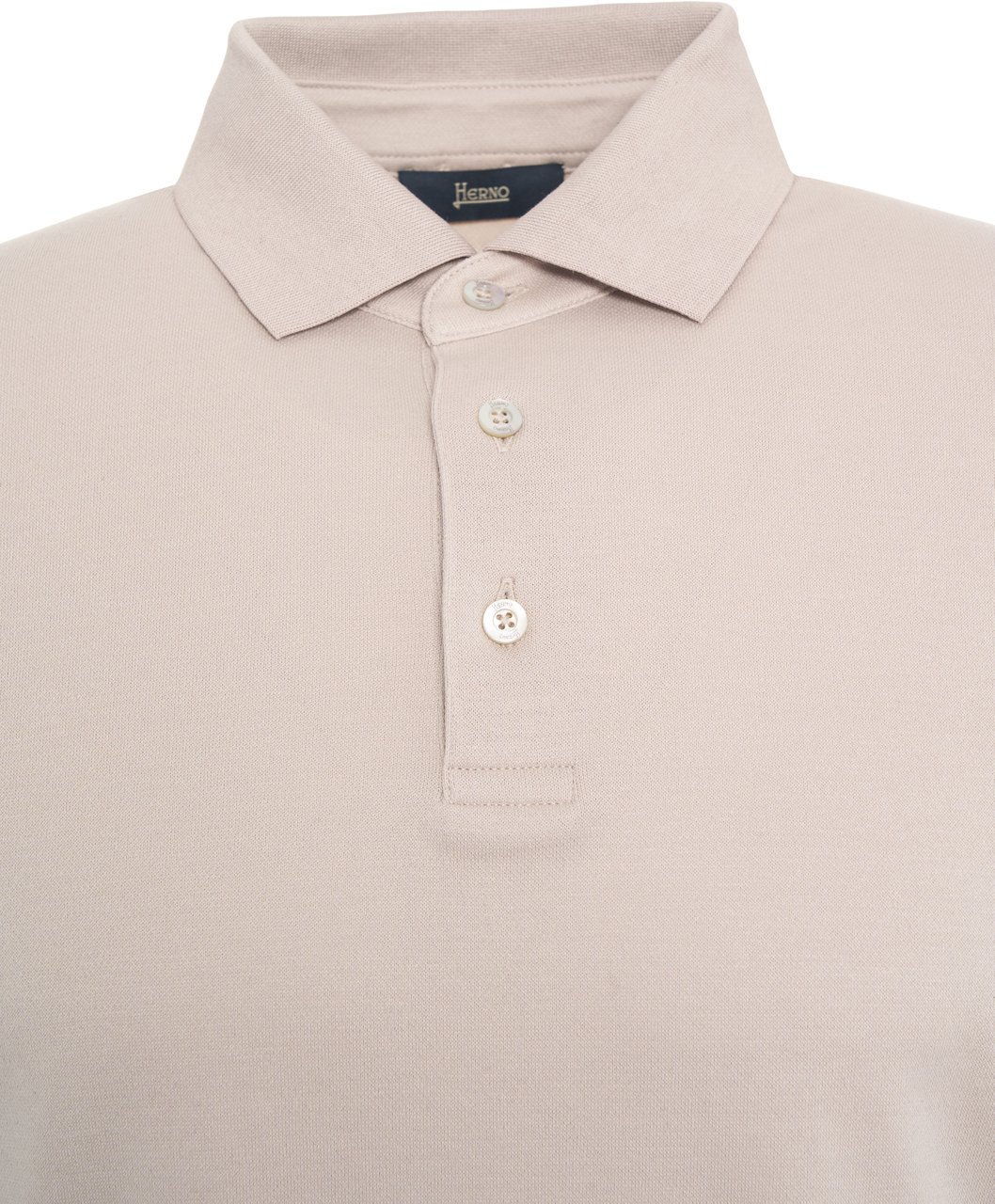 Herno Cotton polo shirt Grijs