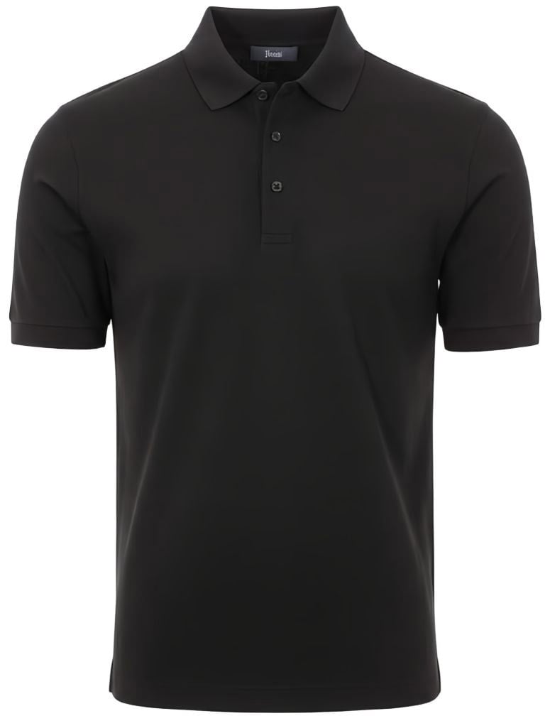 Herno T-Shirts And Polos Nero Zwart