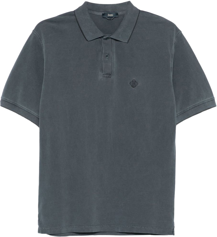 Herno T-Shirts And Polos Blue Blauw