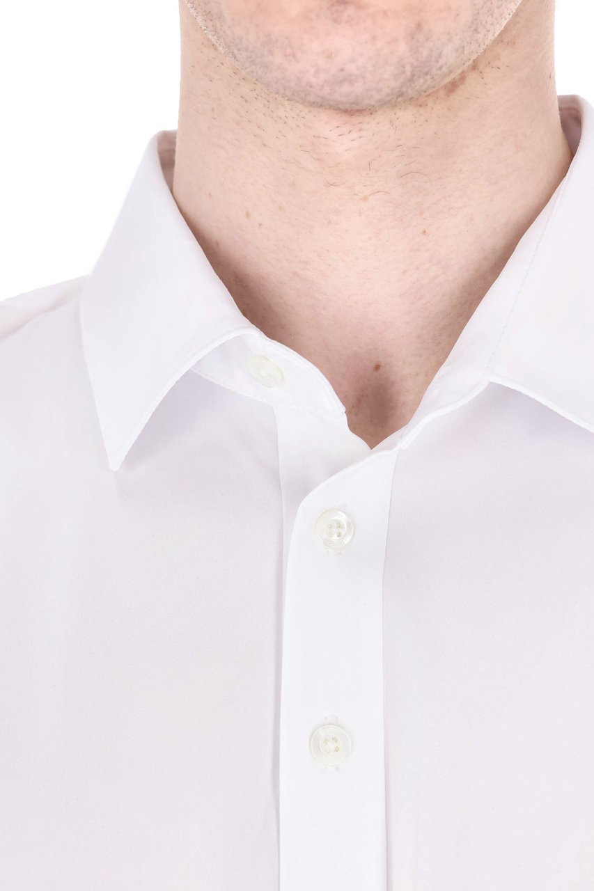 Herno White Ultralight Technical Fabric Polo Shirt Wit