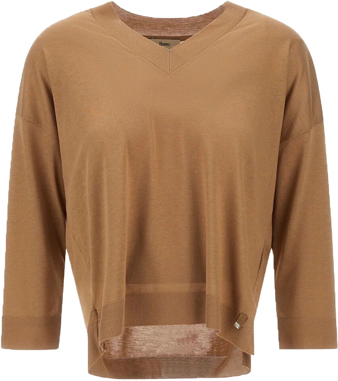 Herno Sweaters Camel Beige