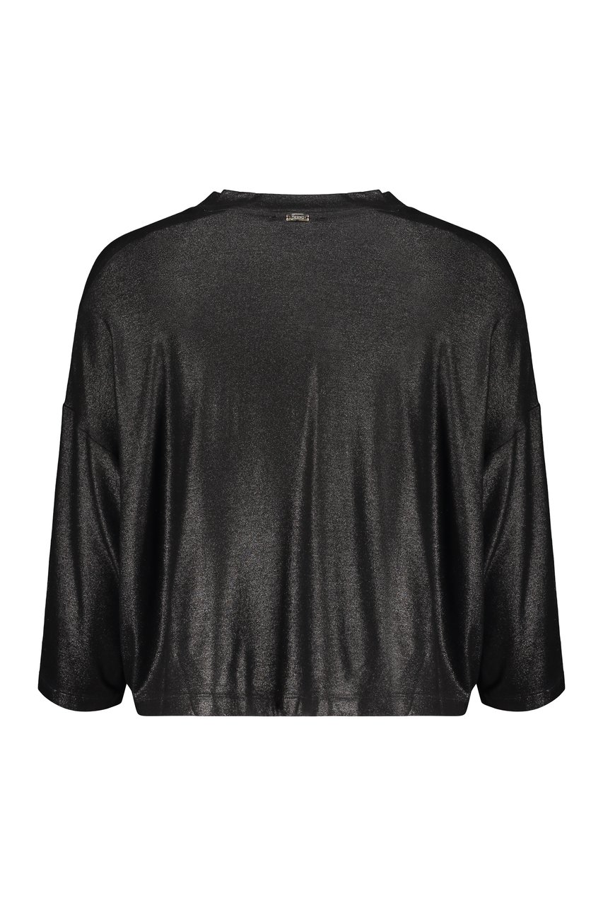 Herno Viscose top Zwart