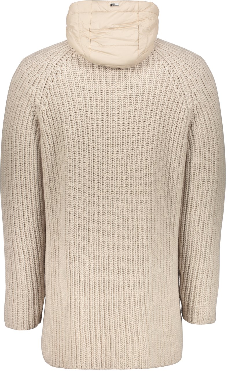 Herno Elegant jacket with hood and pockets Neutraal